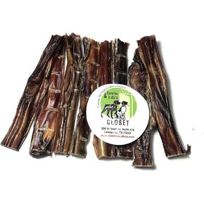 USA 6-inch Steer Sticks by Sancho and Lola’s (8 Ounces) 100% Natural and 100% American - Beefy Bully Stick Dog Chews for Healthy, Patriotic Pups