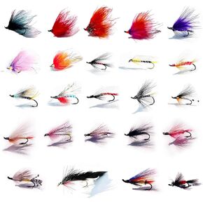 RoxSar Fly Shop Steelhead & Salmon Deadly 24pk | an Exclusive Assortment of Fly Fishing Flies Proven Nationwide to Be Deadly for Both Steelhead & Salmon. Hand Tied in House to Perfection!
