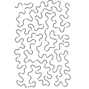 Stipple Design Quilting Stencil