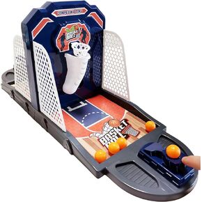Basketball Shooting Game, Table Basketball Game Sets, 23.5Inch Desk Finger Shoot Toy for 2 Players Ideal for Kids & Adults
