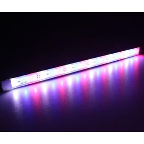Aquarium Coral LED Strip Light - Waterproof Aluminum 5730 LED Plant Grow Lights 12V DC Cold White Blue Red Color Bar lamp 30cm Long (12 Inch)