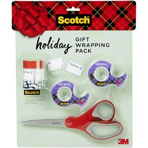 Scotch® Holiday Gift Wrapping Tape Pack, Multicolor
