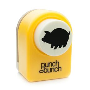 Punch Bunch 2 Medium Punch Approx. 1 inches -Pig