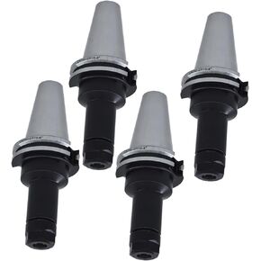 Collet Chuck - 4 Packs 4" Gage CAT40-ER16 Collet Chuck 0.0001" Precision Tool Holder Set for CNC Engraving Milling Lathe Tool