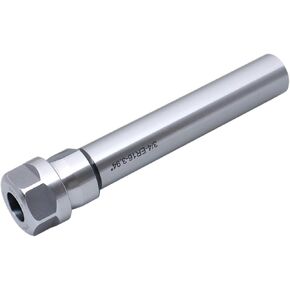 Accusize Industrial Tools ER16 Collet Chuck Extension Rod, 3.94 in. Shank Length, 3/4 in. Straight Shank Alloy Steel, 0223-0208