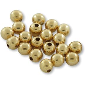 Hollow Metal Beads for Tacklecraft & Fishing 100 pcs
