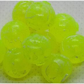 SBHS10 Soft Beads, 10 mm, Hot Snot, Neutral Buoyancy, 10/Pack