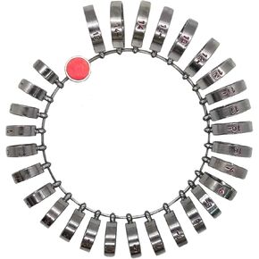 Wide Band Ring Sizer 1-15 Accurate Metal Ring Sizer (Wide Band)
