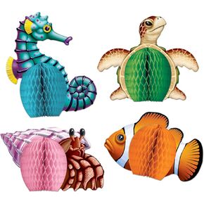 Beistle Sea Creatures Honeycomb Party Decorations