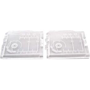 CKPSMS Brand - 2PCS #830302002 Slide Plate Bobbin Cover Compatible with/Replacement for Elna Brand Necchi Brand Husqvarna Viking Brand Sewing Machines