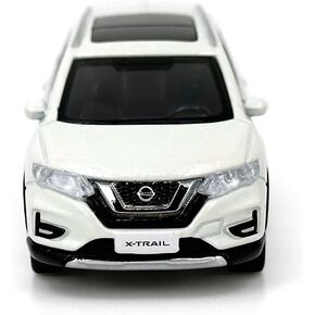 PAUDIMODEL Paudi Model 1/64 Scale Diecast Cars X-Trail Minicar 2018 for Adults Collection Whtie, White