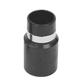 Flexaust 125EBANDBK Genesis PVC Central VAC Screw Cuff for Series FLX Plus, Uni-Loop, UT and Dips 1.25" Vacuum Hoses, Black
