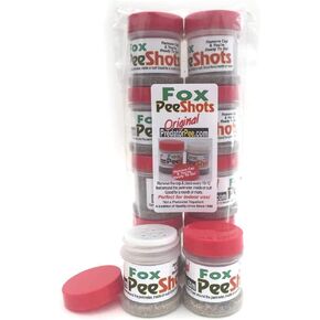 Predator Pee Fox Pee Shots - Territorial Marking Scent - Creates Illusion That Fox is Nearby - 8 Pack