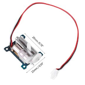 1.5g Micro Digital Linear Servo Actuator Servo Steering Analog Servo Loading Linear Gear Goteck Servo for Ultra-Micro 3D Flight Aircraft (Left and Right Random Delivery)