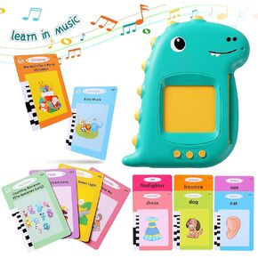 Toddler Toys-Singing Talking Flash Cards for 1 2 3 4 5 Year Old Boys and Girls,Speech Therapy Materials&Autism Sensory Toys,Montessori Card Early Education Device 120 Songs+102 Sight Words Kids Gifts in Saudi Arabia