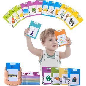 Talking Flash Cards Toddler Toys,Kids Toddler Flash Cards with 224/510 Sight Words,Montessori Toys,Bilingual English-Spanish，Learning Educational Toys for Kids Ages (224-Sight Words)