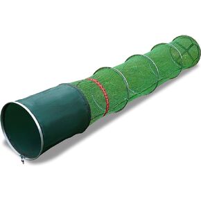 Silfrae Large Foldable Fishing Fine Mesh Keep Net Collapsible Landing Keep Net for Still Fishing Anglers (Atoll, 13 Inches)