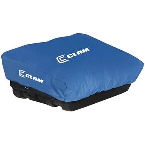 CLAM 8820 Outdoor Portable Fish Trap Ice Fishing Travel Cover with Pockets for Shelter Models Pro, Legend, and Legend XL, Cover Only, Blue