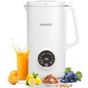 ماكينة صنع حليب الجوز الأوتوماتيكية مع 10 شفرات للتنظيف الذاتي لعصير منزلي الصنع نباتي وحليب الصويا والكاجو والشوفان، صانعة حليب اللوز 28 أونصة مع تأخير البدء/الحفاظ على الدفء/الغليان لمدة 12 ساعة in Kuwait