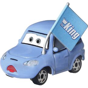 Disney Cars Toys Die-Cast Matthew True Blue Mccrew, 1:55 Scale Fan Favorite Character Vehicle for Racing and Storytelling Fun, Gift for Kids Ages 3 Years and Older, Multicolor, (HFB43)
