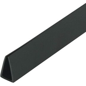 Outwater Plastics 131-BK-8 Black 1/4 Inch Styrene Plastic U Channel C Channel 96 Inch Lengths (Pack of 13 Pieces, 104 feet Total)