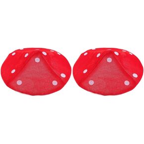 Gadpiparty 5pcs قبعة الفطر مضحك زي قبعة العلجوم قبعة تأثيري قبعة هالوين ديكور عطلة حزب اللباس قبعة الفطر تأثيري حلي الضفدع فساتين الاطفال مضحك قبعة الدعائم خمر عشاق القماش