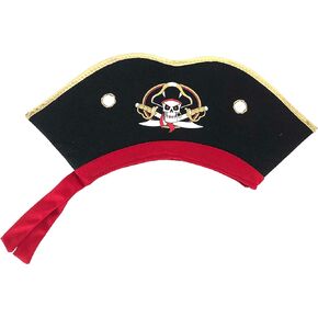 Liontouch - Pirate Hat - Captain Cross | For Boys & Girls Aged 3-8 Years - One Size Fits All | Pretend Play Dress Up & Costume Accessory | For Kids & Toddlers Sailing the Caribbeans