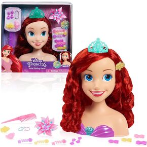 Disney Princess Ariel Styling Head, 14-pieces, Pretend Play in Kuwait