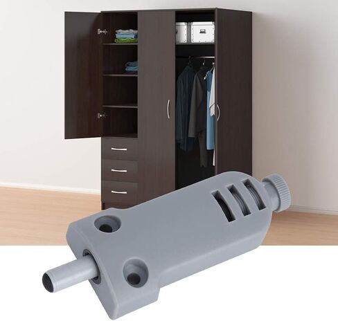10Pcs Cabinet Door Buffer, Cupboard Cabinet Door Damper Soft Close Adpater ABS Plastic Heavy Duty Adjustable Damping Bumper Reinforced Silencer Mute in Saudi Arabia