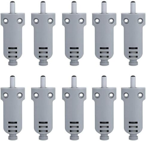10Pcs Cabinet Door Buffer, Cupboard Cabinet Door Damper Soft Close Adpater ABS Plastic Heavy Duty Adjustable Damping Bumper Reinforced Silencer Mute in Saudi Arabia