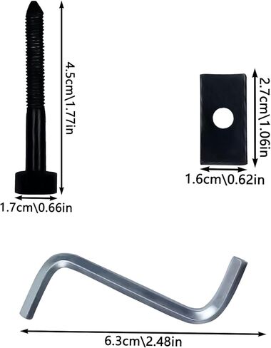 مجموعة الأجهزة الكاملة HXEternal لحقيبة المسمار للكرسي العالي Stokke Tripp Trapp (برغي/غسالة/سداسي) in Kuwait