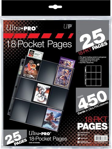 Ultra PRO Silver Series 18-Pocket Pages (25 ct.) in Saudi Arabia