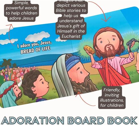 كتاب لوحة العشق - هدية الطفل الكاثوليكي، الطفل الكاثوليكي، هدية المعمودية، العشق الإفخارستي، العائلة الكاثوليكية in Kuwait