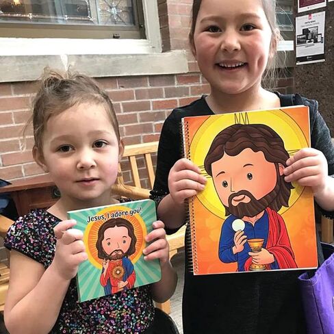 كتاب لوحة العشق - هدية الطفل الكاثوليكي، الطفل الكاثوليكي، هدية المعمودية، العشق الإفخارستي، العائلة الكاثوليكية in Kuwait