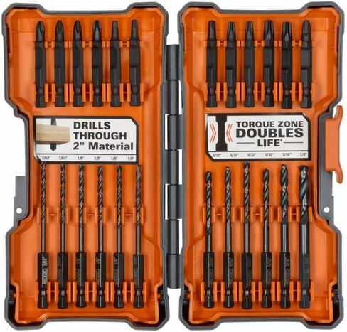 Ridgid AC98241 مجموعة أدوات الحفر والقيادة المكونة من 24 قطعة in Saudi Arabia