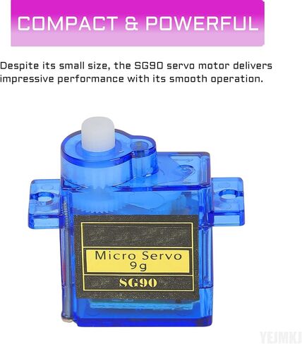 10pcs SG90 9G Micro Servos Mini SG90 Servo Motor Kit for RC Robot Arm Helicopter Airplane Car Boat Automation Control DIY Projects, Control Angle 180° in Saudi Arabia