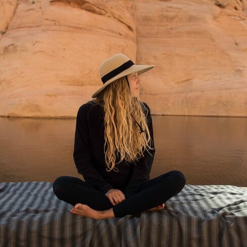Coalatree Beach Kachula Adventure Blanket V2 - بطانية قابلة للتعبئة ومتعددة الاستخدام مثالية للسفر والتخييم والاستخدام الحضري، غابة مشجرة in Kuwait