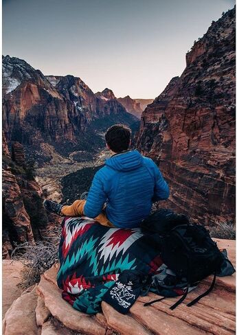 Coalatree Beach Kachula Adventure Blanket V2 - بطانية قابلة للتعبئة ومتعددة الاستخدام مثالية للسفر والتخييم والاستخدام الحضري، غابة مشجرة in Saudi Arabia
