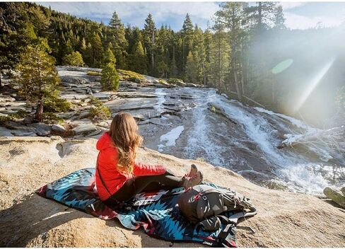 Coalatree Beach Kachula Adventure Blanket V2 - بطانية قابلة للتعبئة ومتعددة الاستخدام مثالية للسفر والتخييم والاستخدام الحضري، غابة مشجرة in Saudi Arabia
