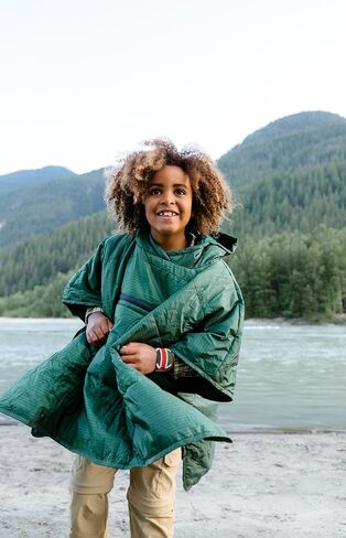 Therm-a-Rest Unisex-Youth Kids Honcho Poncho Wearable Hoodie Blanket in Saudi Arabia