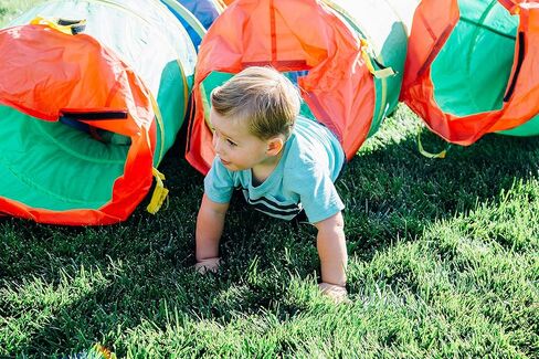 خيام لعب باسيفيك 21409 للأطفال بطول 6 أقدام Find Me، نفق زحف/لعب متعدد الألوان، قطر 6 × 19 بوصة، متعدد الألوان in Kuwait