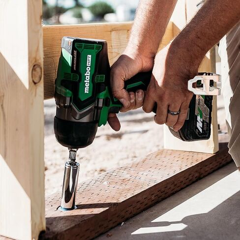 Metabo HPT 36V MultiVolt™ Cordless Impact Wrench | Tool Only - No Battery | High-Torque | 3/4-Inch Drive | 4-Stage Speed Switch | Auto Stop/Auto Slow System | IP56 Dust & Water Resistant | WR36DFQ4 in Saudi Arabia