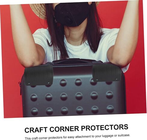 SWOOMEY 6 Pcs Box Accessories Corner Protector Baggage Corner Protectors Suitcase Corner Protector DIY Bag Material Baby Guards Baby Items Bag Accessories Care Anti-Scratch Plastic in Kuwait