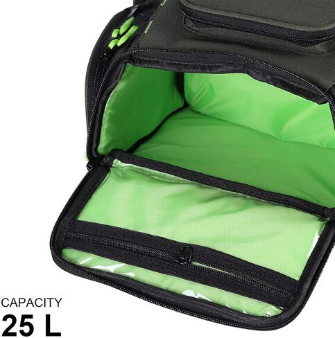 Seaknight Fishing Tackle Backpack, Water-Resistant Large Storage with 4 Trays, Outdoor Multifunctional Box Tackle Bag for Fishing Camping Hiking Cycling (Camouflage-25L with 4 Trays) in Saudi Arabia