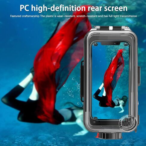 Sea frogs Waterproof Phone Housing Compatible with iPhone and Android Molile Phone IPX8 40m/130ft Maximum Diving Depth Underwater Phone Case for Diving, Surfing, Rowing, Skiing in Saudi Arabia