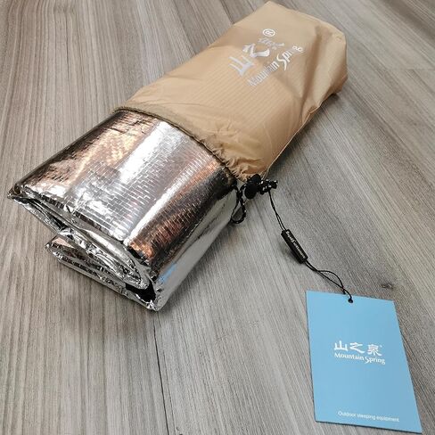 Mountain Spring Heavy Duty Aluminum Foil Emergency Camping Survival Blanket Moisture-Proof Mat - 2 Person | All-Weather Ground Sheet Footprint Mat Tarp Emergency Blanket in Kuwait