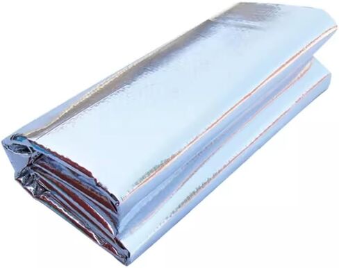 Mountain Spring Heavy Duty Aluminum Foil Emergency Camping Survival Blanket Moisture-Proof Mat - 2 Person | All-Weather Ground Sheet Footprint Mat Tarp Emergency Blanket in Kuwait