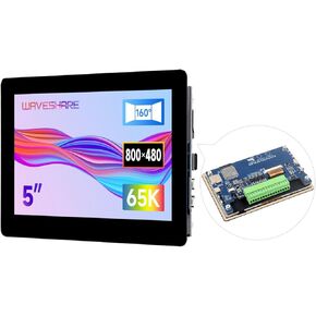 ESP32-S3 5inch Capacitive Touch LCD Development Board 1024×600 Solution IPS Display with 2.4GHz WiFi and BLE 5 Support,32-bit LX7 Dual-core Processor