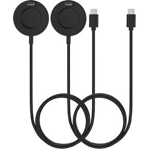 MoKo Charger Dock Compatible with Garmin Vivoactive 3/4/4S/Venu/Fenix 7/7S/7X/5/5 Plus/5S/5S Plus/5X/5X Plus/6/6S/6X/6 Pro/6S Pro/6X Pro/Forerunner 745/Instinct, USB Data Sync Charging Station, Black