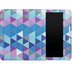 Carbon Fiber Tablet Skin Compatible with Kobo Libra 2 (2023) - Purple Kaleidoscope - Premium 3M Vinyl Protective Wrap Decal Cover - Easy to Apply | Crafted in The USA by MightySkins